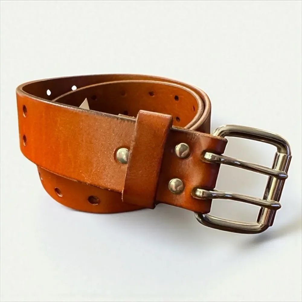 Falari Brown Leather Belt
